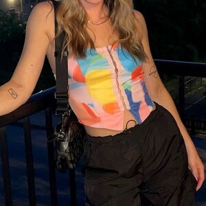 Princess poly corset top